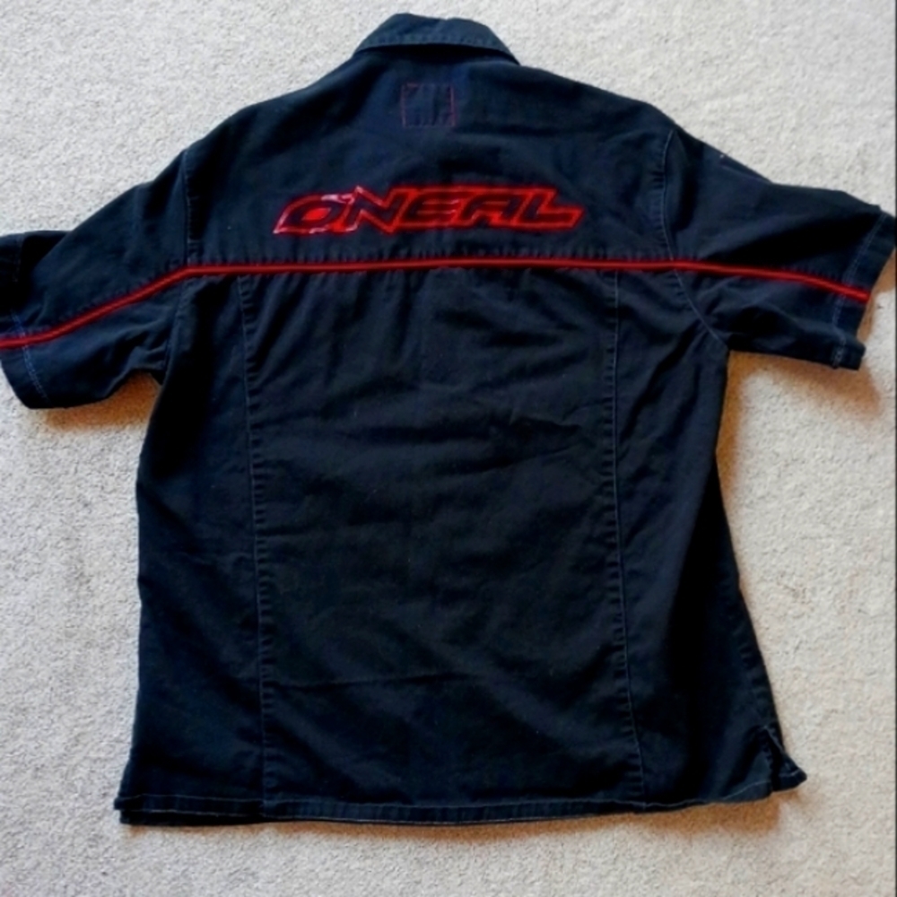 O'NEAL Black Short Sleeved Worker Shirt - Picture 5 of 8